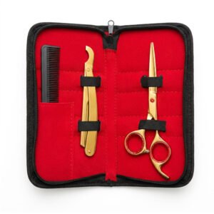 Gold Ruby Barber Duo Set